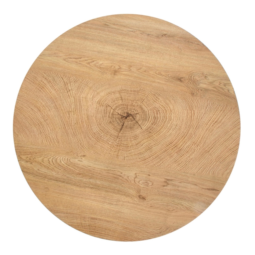 Sofabord BROOKLYN 37x80 cm naturlig eg/sort