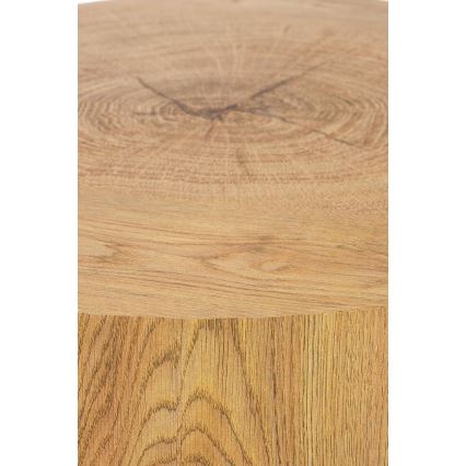 Sofabord BROOKLYN 45x45 cm sort/beige