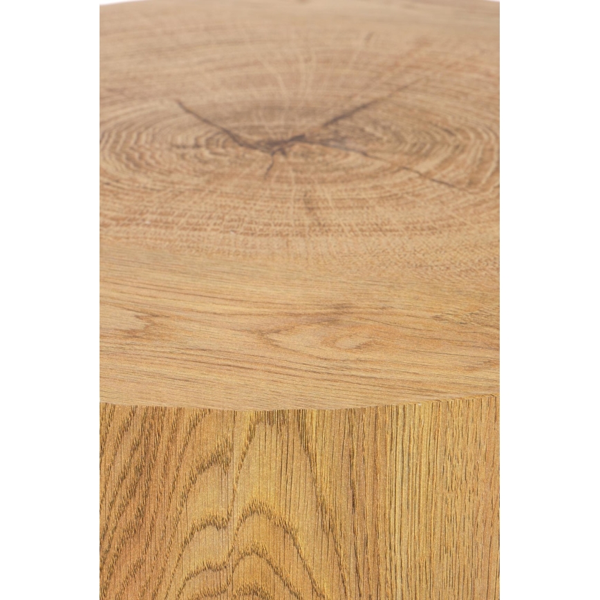 Sofabord BROOKLYN 45x45 cm sort/beige