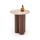 Sofabord CALDO Ø 50 cm brun/beige