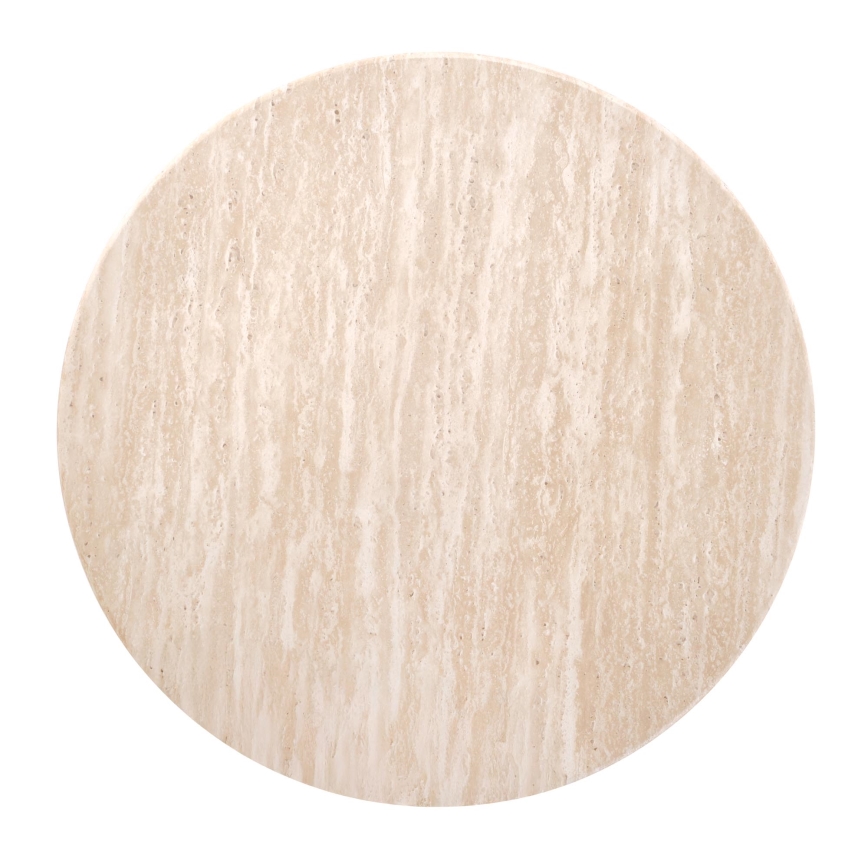 Sofabord CALDO Ø 50 cm brun/beige
