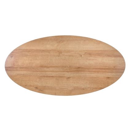 Sofabord med skuffe CAROLINA 41x120 cm gylden eg/sort
