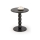 Sofabord CIRILA, Ø 40 cm, sort