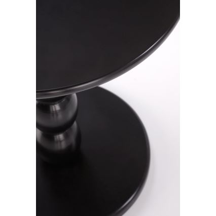 Sofabord CIRILA, Ø 40 cm, sort