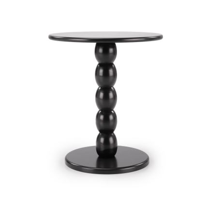 Sofabord CIRILA, Ø 40 cm, sort