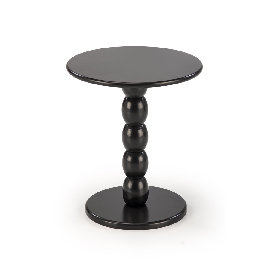Sofabord CIRILA, Ø 40 cm, sort