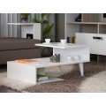 Sofabord CONCETTA 40x90 cm hvid