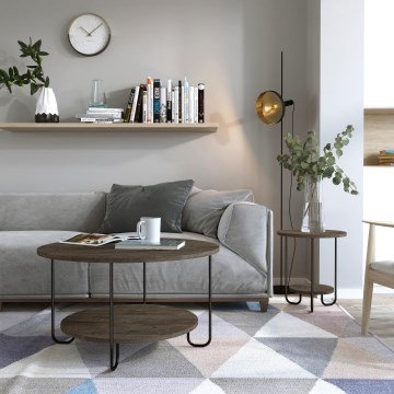 Sofabord CORRO 45x80 cm brun