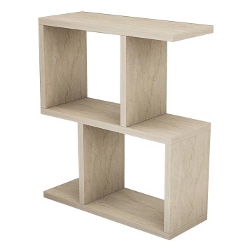Sofabord CROS i beige marmorfinish