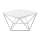 Sofabord CURVED 60x60 cm hvid