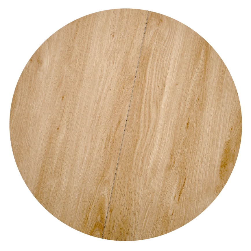 Sofabord DANTE Ø 67 cm brun/sort