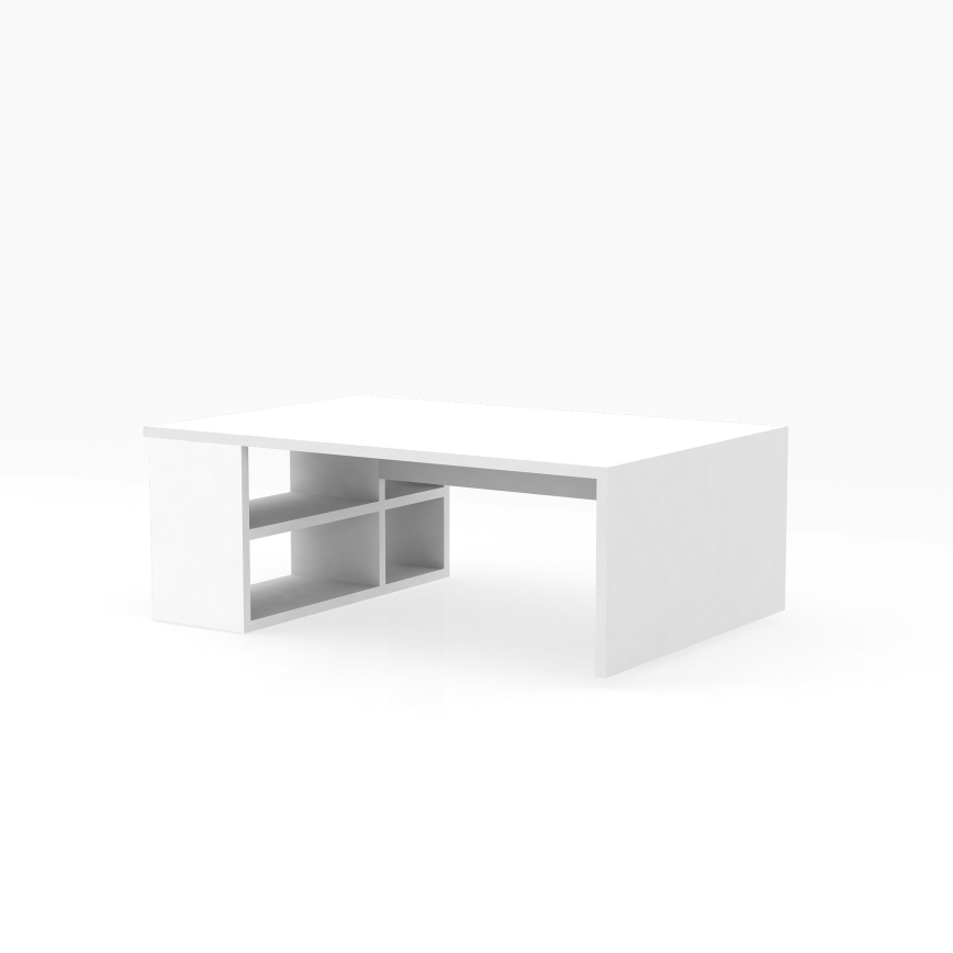 Sofabord DEFNE 34x90 cm hvid