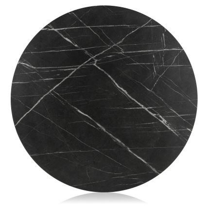 Sofabord DIAMOND 40x70 cm guldfarvet/sort/hvid