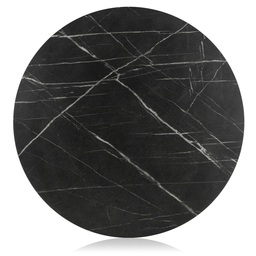 Sofabord DIAMOND 40x70 cm guldfarvet/sort/hvid