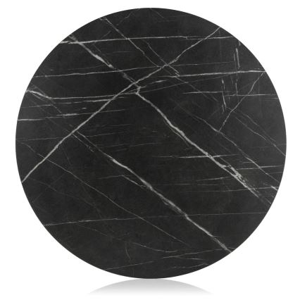 Sofabord DIAMOND 40x70 cm sort/guldfarvet