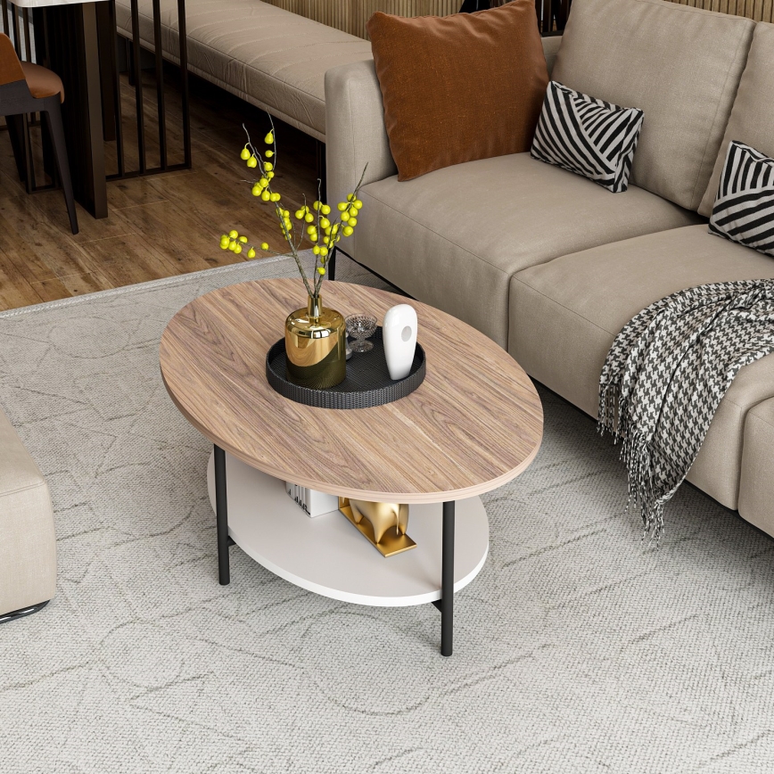 Sofabord ELIS 36x90 cm eg/hvid