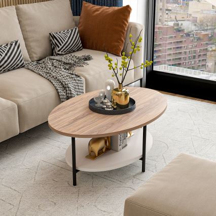 Sofabord ELIS 36x90 cm eg/hvid