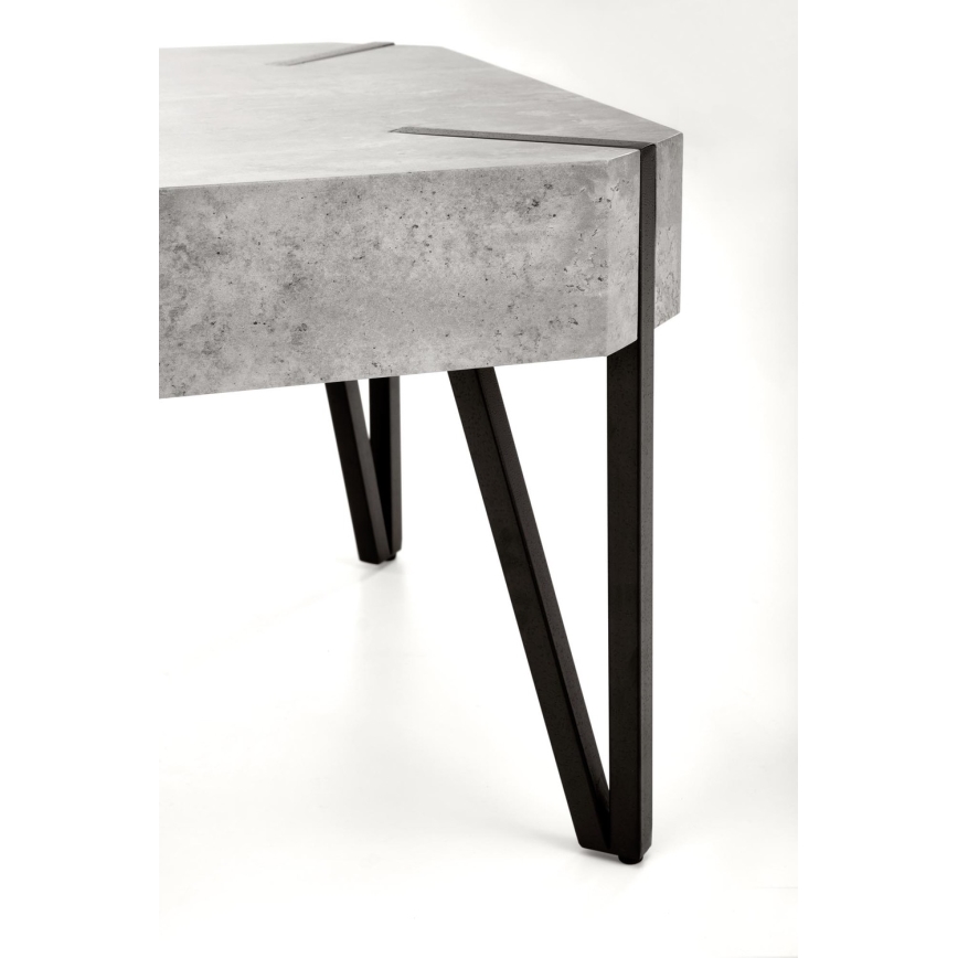 Sofabord EMILY 42x110 cm beton
