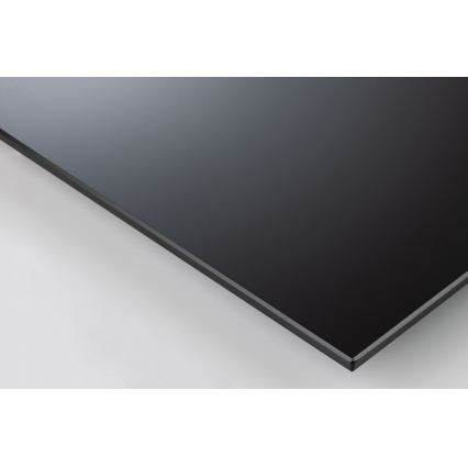 Sofabord ENZO 110 x 60 cm med løftbar bordplade, sort/eg