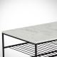 Sofabord ETNA 43x95 cm grå/sort