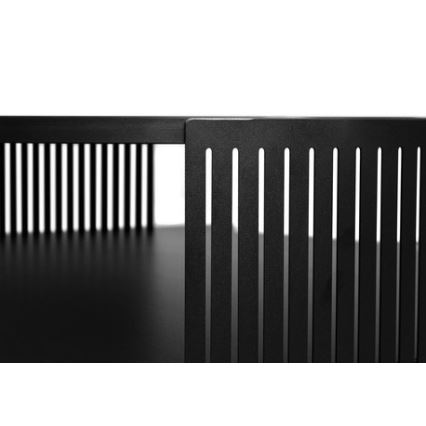 Sofabord FIKOLI 40x75 cm sort/gylden eg