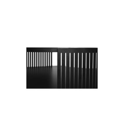 Sofabord FIKOLI 40x75 cm sort/hvid