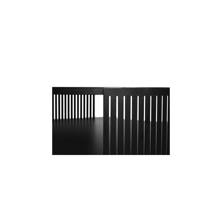 Sofabord FIKOLI 40x75 cm sort/hvid