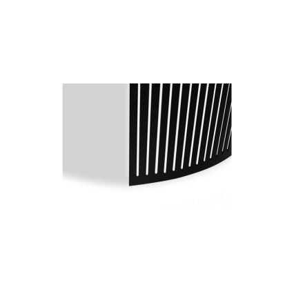 Sofabord FIKOLI 40x75 cm sort/hvid