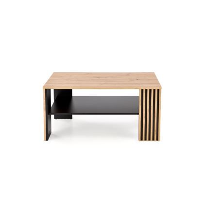 Sofabord FORMA 110x65 cm brun/sort