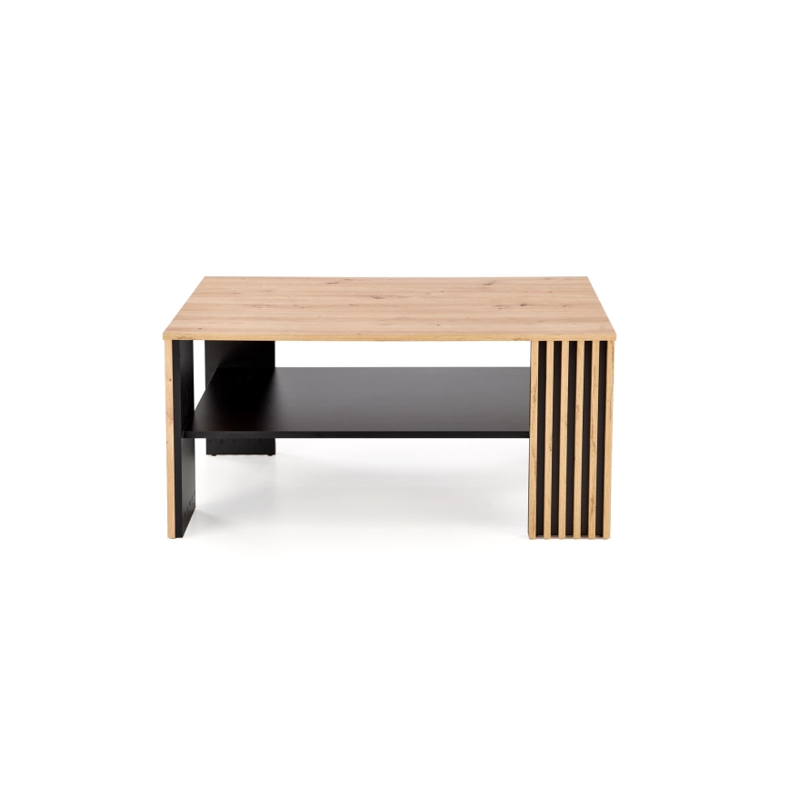 Sofabord FORMA 110x65 cm brun/sort