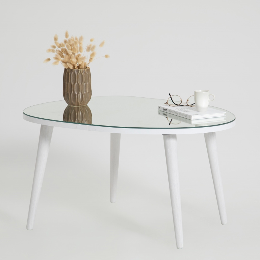 Sofabord GUSTO 38x75 cm hvid