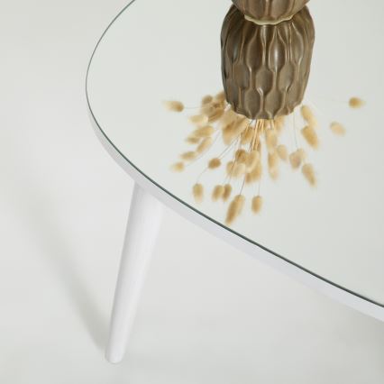 Sofabord GUSTO 38x75 cm hvid