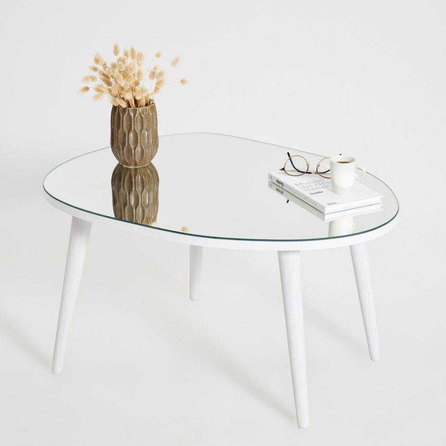 Sofabord GUSTO 38x75 cm hvid