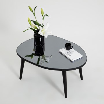 Sofabord GUSTO 38x75 cm sort