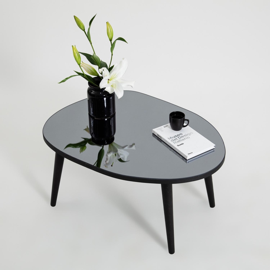 Sofabord GUSTO 38x75 cm sort