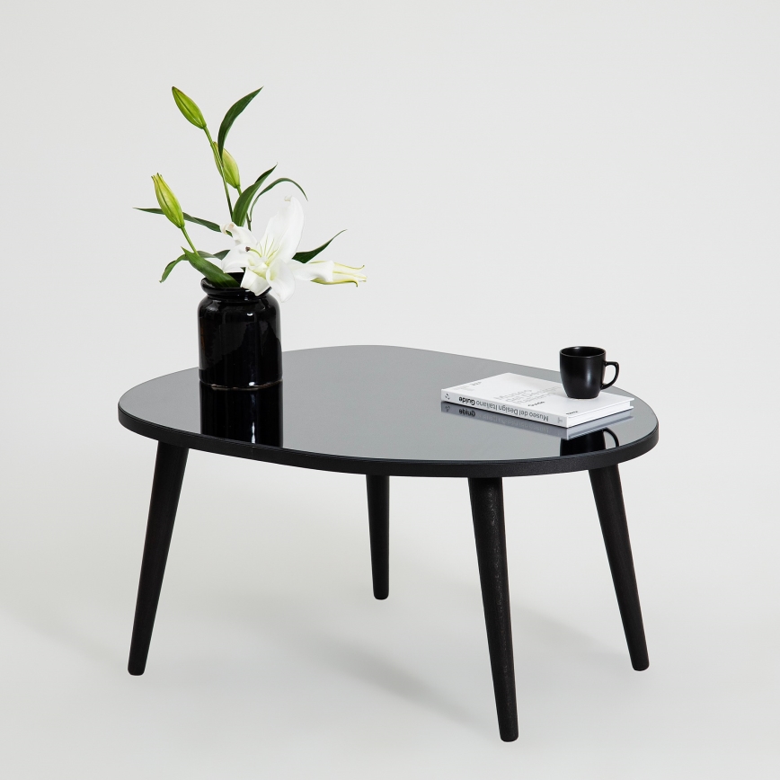 Sofabord GUSTO 38x75 cm sort