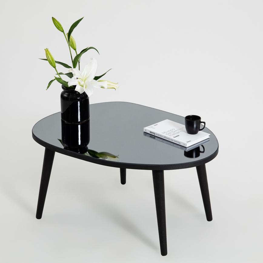 Sofabord GUSTO 38x75 cm sort