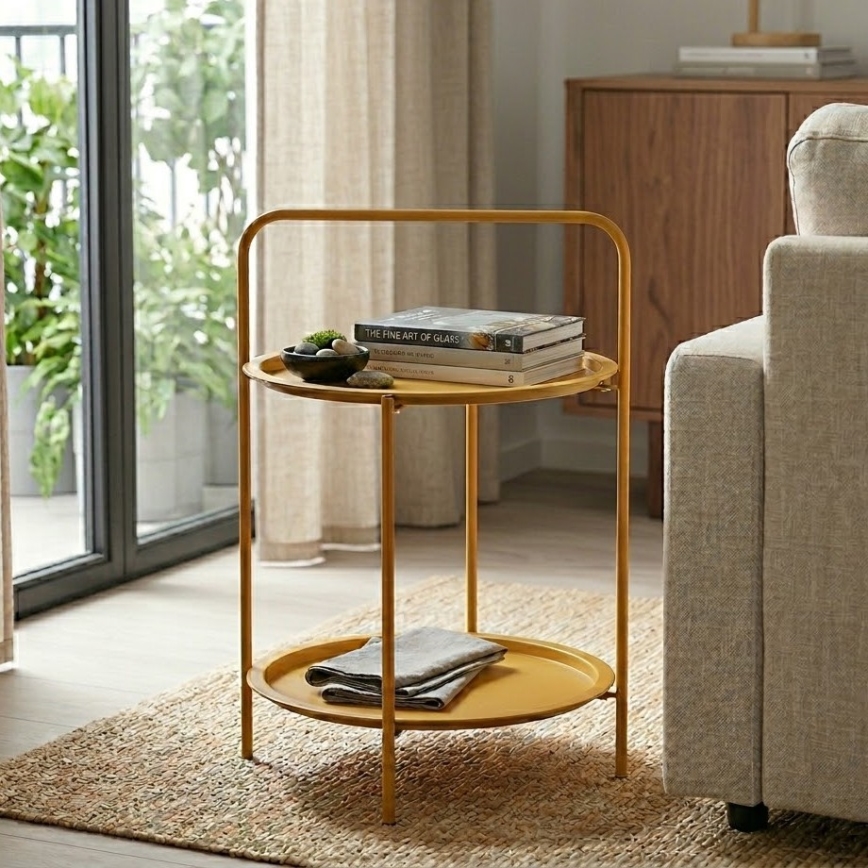 Sofabord HAGE 50x66 cm brun