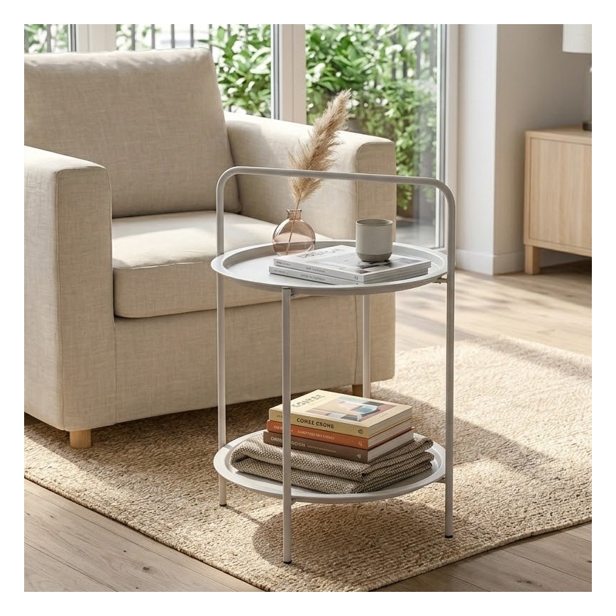 Sofabord HAGE 50x66 cm hvid