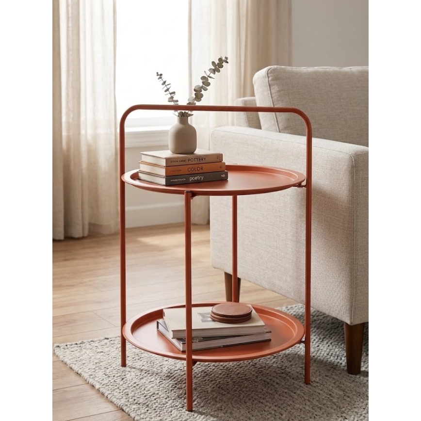Sofabord HAGE 50x66 cm orange