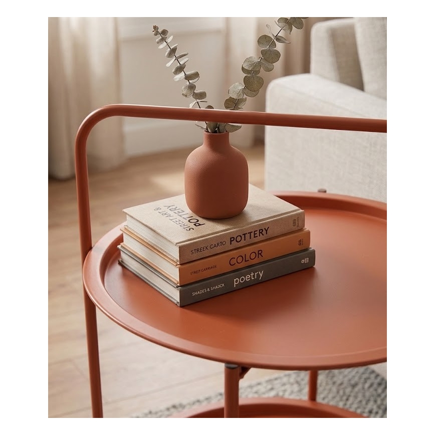 Sofabord HAGE 50x66 cm orange