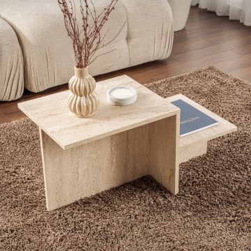 Sofabord HARMONY 40x80 cm beige