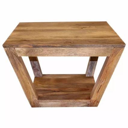 Sofabord HINA 60x60 cm massivt træ/mangotræ