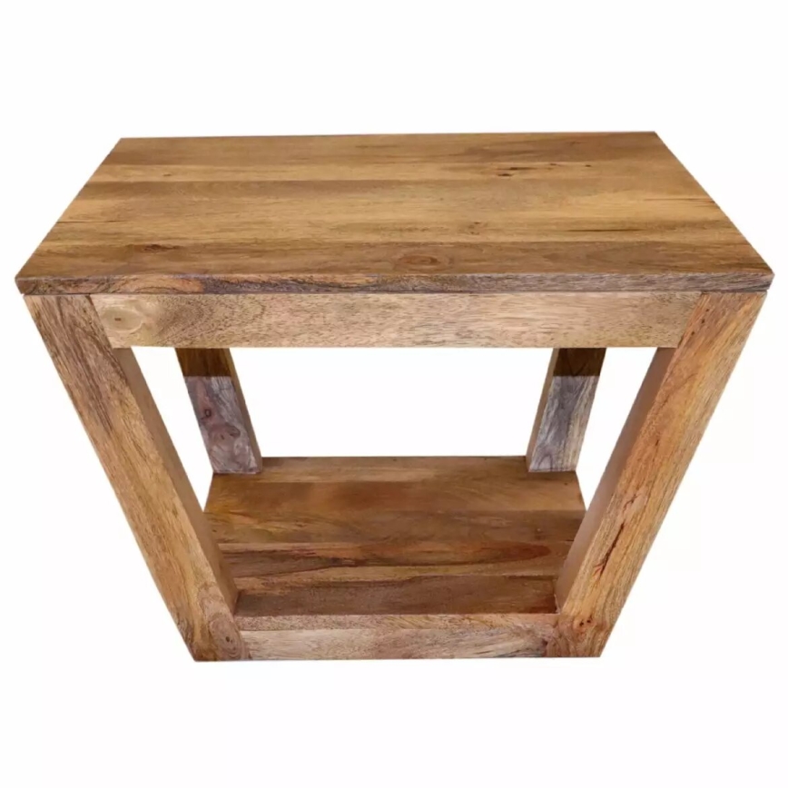 Sofabord HINA 60x60 cm massivt træ/mangotræ