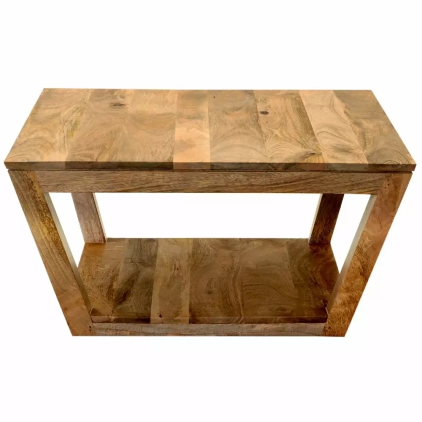 Sofabord HINA 80x80 cm massivt træ/mangotræ