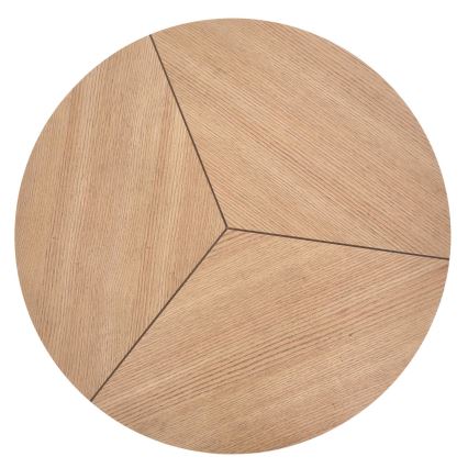 Sofabord KARIDA 41x80 cm beige/sort