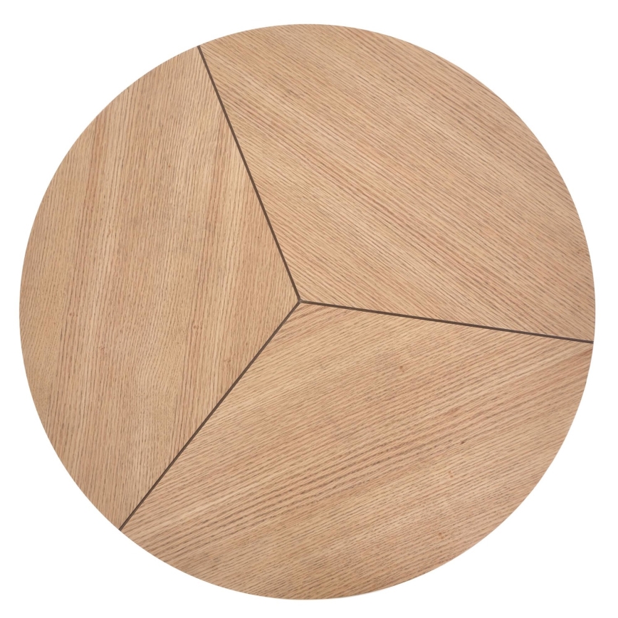 Sofabord KARIDA 41x80 cm beige/sort