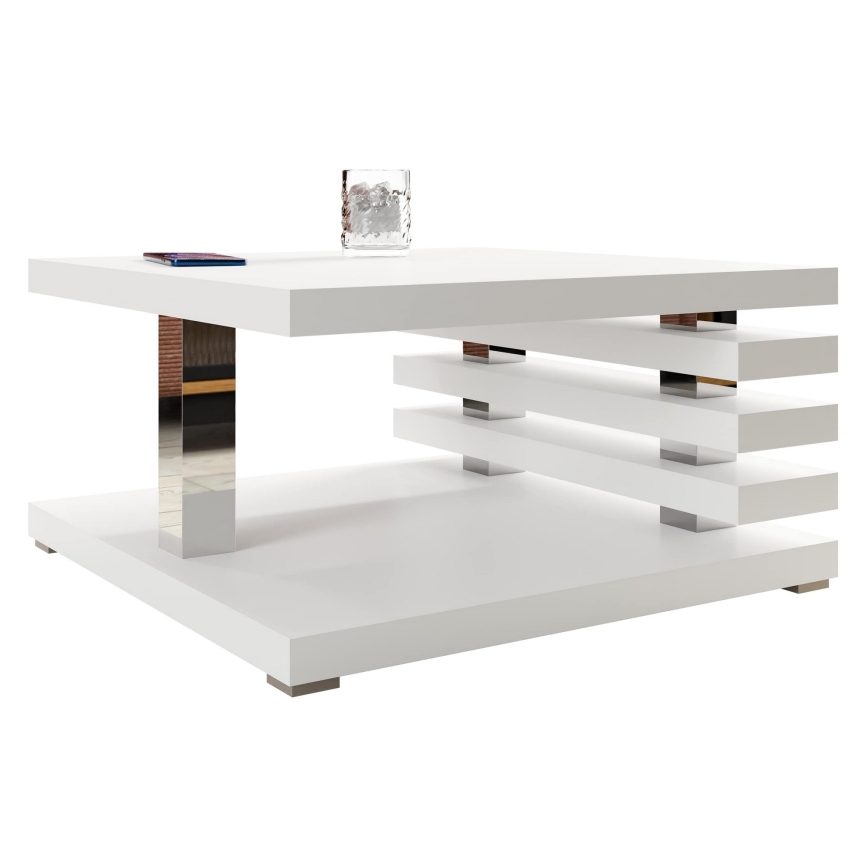 Sofabord KYOTO 31x60 cm mat hvid