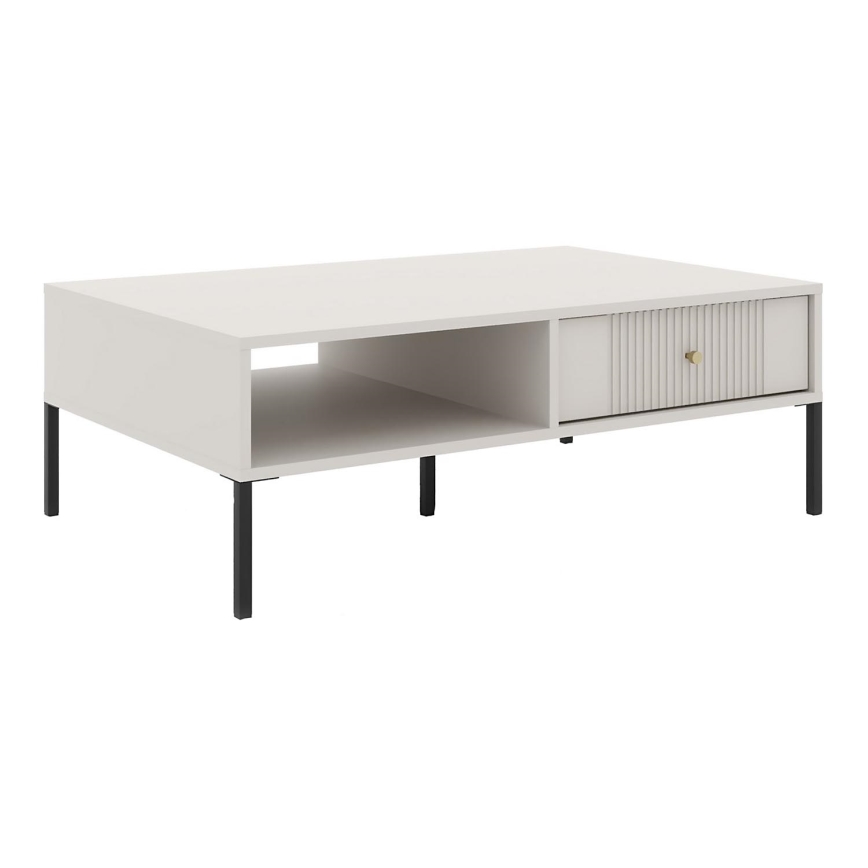 Sofabord LUE beige/sort