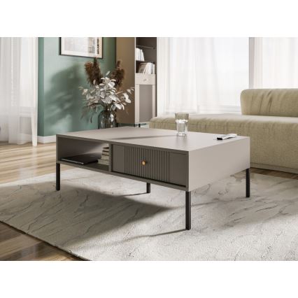 Sofabord LUE beige/sort